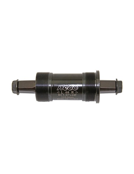 Bottom Bracket Cartridge Square Set 68mm 113.5mm Black.